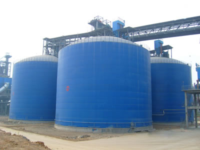 临泉水泥钢板库改造